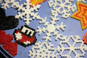 20101123_perler Snowflakes, and some other stuff