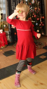 20101225_kjole Yes, her face is blurred.