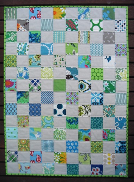 Modern Baby Quilt by Red Pepper Quilts (knitknat)