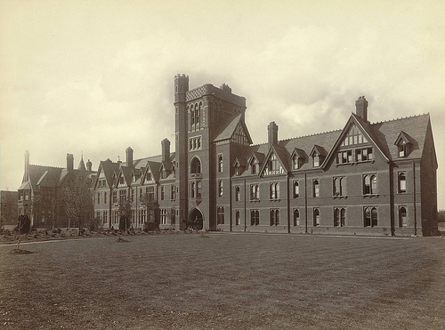 Girton College, image from Cornell University Library
